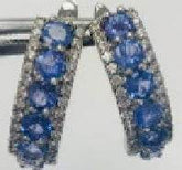 Sterling Silver Semi Mount Earrings Setting Round RD 4x4mm - Syzjewelry